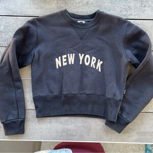 Heavyweight Cotton New York Sweatshirt, Kids Small Unisex Made In The USA